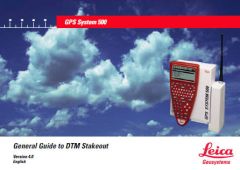 Wild GPS500 - General Guide to DTM Stakeout