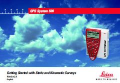 Wild GPS500 - Static and Kinematic Surveys