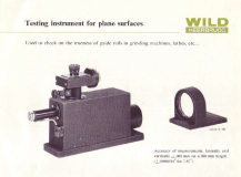 Wild PG 1 Testing instrument for plane surfaces