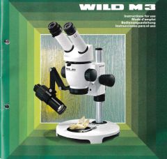 Wild M3 user manual 1983