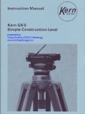Kern GK0 - User Manual